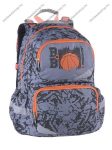   PULSE Basketball League/Kosárlabdás, szürke-narancssárga XL anatómiai hátizsák (121470)