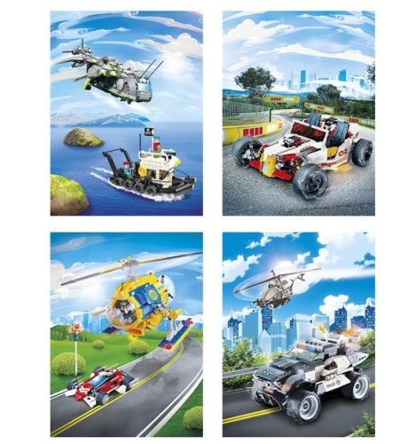 LEGO kockás füzet, 27-36 (1 db)