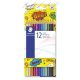 STAEDTLER színes ceruza készlet, hatszögletű, 12 szín (Bang)