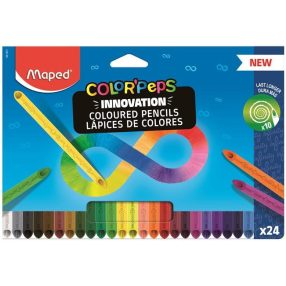   MAPED Color'Peps INFINITY színesceruza készlet, háromszögletű, 24 szín 