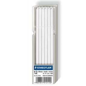   Jelölőkréta hegy, mindenre író, lemosható (omnichrom), STAEDTLER "Lumocolor 218", fehér