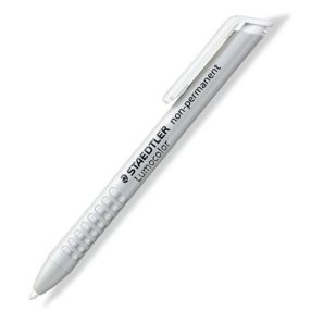   Jelölőkréta adagoló, mindenre író, lemosható (omnichrom), STAEDTLER "Lumocolor 768", fehér