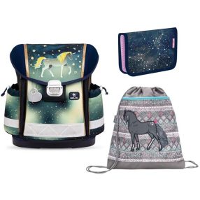   BELMIL Classy Iskolatáska szett, Sparkling Unicorn/Unikornis
