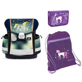   BELMIL Classy Iskolatáska szett, Sparkling Unicorn/Unikornis
