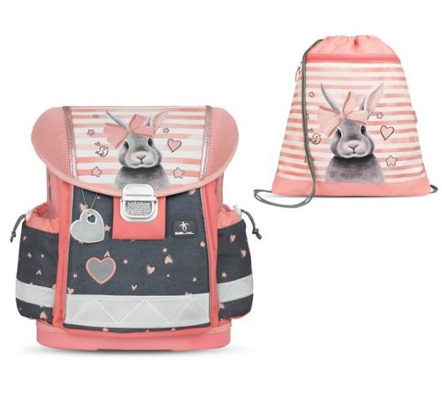 BELMIL Classy Iskolatáska szett, Little Bunnies/Nyuszis iskolatáska
