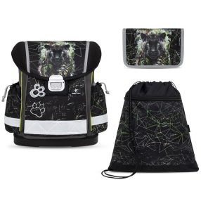   BELMIL Classy Iskolatáska szett, Black Panther/Fekete párduc