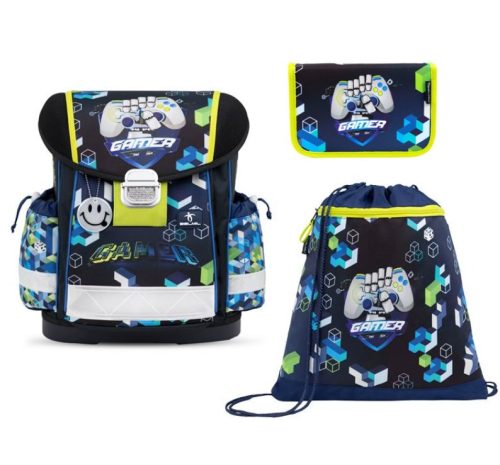 BELMIL Classy Iskolatáska szett, Pixel Cube Game