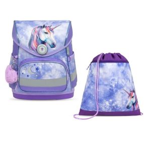 BELMIL Compact Iskolatáska szett, Unikornis/Mistyc Luna
