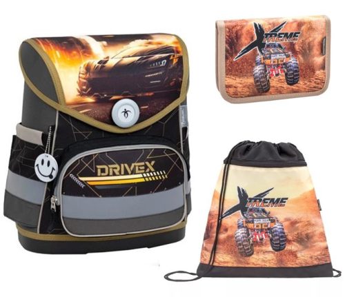 BELMIL Compact Iskolatáska szett, Drivex/Autós