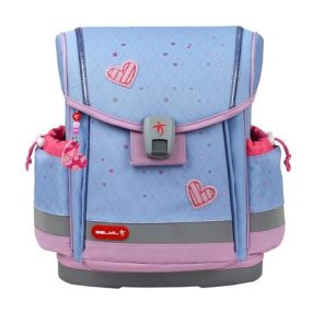   BELMIL Classy Plus mágneszáras iskolatáska, Lavander/Lovas