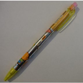 Mechanikus ceruza/nyomósirón, Sárga Malacka szívvel