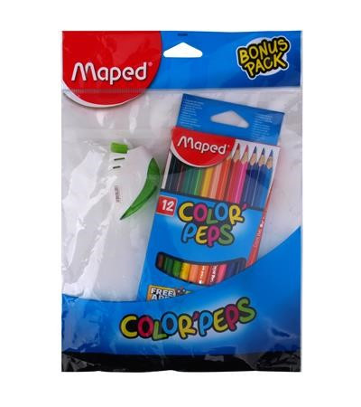 MAPED színes ceruza készlet + hegyező szett