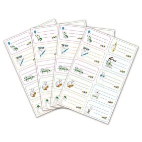 COOL BY VICTORIA füzetcímke, 40 db-os 