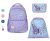 BELMIL Maxi Pack Iskolatáska szett, Purple Dots/Pillangós