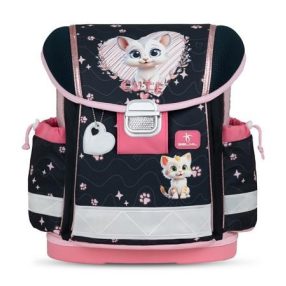   BELMIL Classy Iskolatáska, Cute Kitten/Cuki cica/Cicás iskolatáska