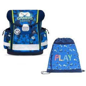 BELMIL Classy Iskolatáska + tornazsák, Gamer Squad