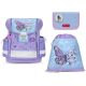 BELMIL Classy Iskolatáska szett, Purple Blue Butterfly/Pillangós