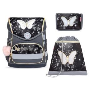   BELMIL Compact Iskolatáska szett, Amazing Butterfly/Pillangós