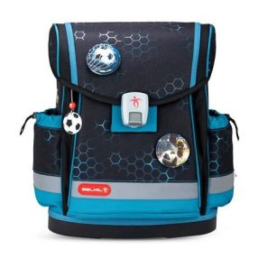   BELMIL Classy Plus mágneszáras iskolatáska, Kick the Ball/Focis