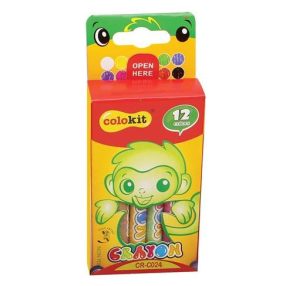   Zsírkréta, COLOKIT "Crayon", 12 különböző szín