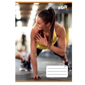   Sport COOL BY VICTORIA Fekvőtámasz vonalas füzet (A5/21-32)