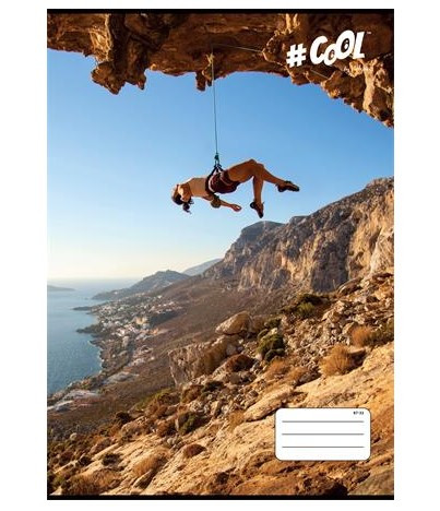 Sport COOL BY VICTORIA, Nature Hegymászás kockás füzet, (A4/87-32)