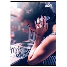 Zene DJ vonalas füzet, extra vastag, 96 lapos (A5/21-96)