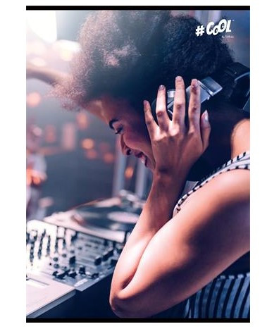 Zene DJ vonalas füzet, extra vastag, 96 lapos (A5/21-96)