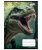 Állatos COOL BY VICTORIA Dinó T-rex 3. osztályos vonalas füzet (A5/14-32)
