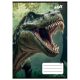 Állatos COOL BY VICTORIA Dinó T-rex 3. osztályos vonalas füzet (A5/14-32)