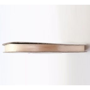 Szatén szalag, 6 mm, csontszínű