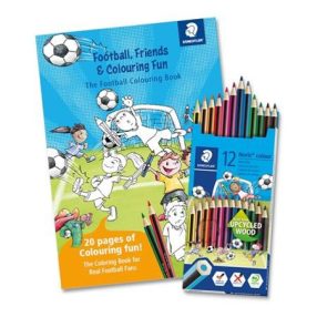   STAEDTLER Noris színes ceruza készlet + kifestőfüzet, 12 szín