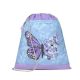 Belmil hálós és zsebes tornazsák, Pillangós/Purple Blue Butterfly