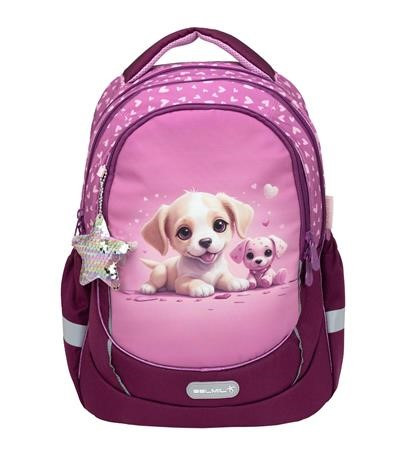BELMIL Leisure Plus Iskolatáska, Puppy Love/Kutyusok
