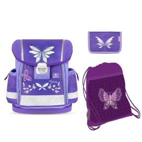   Belmil Classy iskolatáska szett, Starlight Wings/Pillangós Csillagfény szárnyak