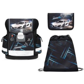   Belmil Classy iskolatáska szett, Midnight Turbo/Versenyautó
