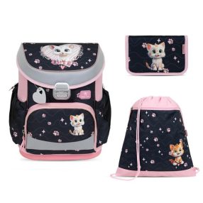 Belmil Mini-Fit iskolatáska szett, Cute Kitten/cica