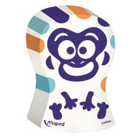 Ergo Fun Multicolor radír, Majom