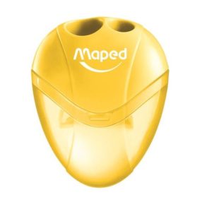   MAPED "I-Gloo" kétlyukú tartályos hegyező/faragó/faragó, Sárga