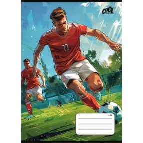   Sport COOL BY VICTORIA Foci gól 3. osztályos vonalas füzet (A5/14-32)