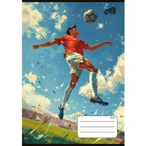   Sport COOL BY VICTORIA Foci fejelés 3. osztályos vonalas füzet (A5/14-32)