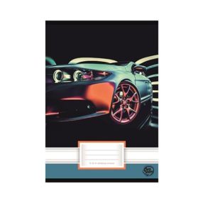 Autós Neon 3. osztályos vonalas füzet (A5/12-32)