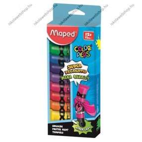 Tempera készlet, 12 szín (12x12 ml) - MAPED 