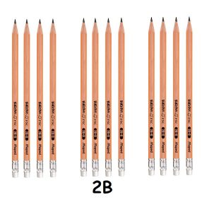   MAPED háromszögletű grafitceruza, 2B radírvégű (12 db) - Black Peps faszínű