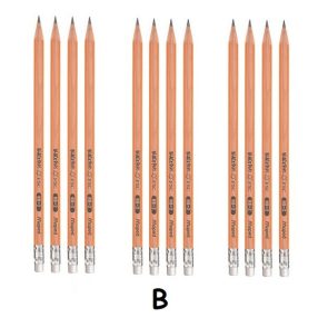   MAPED háromszögletű grafitceruza radírvéggel, B (12 db)  - barna