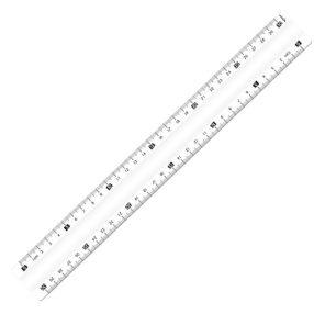 30 cm MAPED vonalzó, törhetetlen, átlátszó