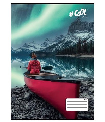 City COOL BY VICTORIA Sarki fény csónakkal vonalas füzet (A4/87-32)