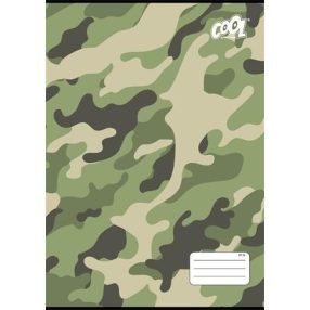 Camouflage Green kockás füzet (A4/87-32)