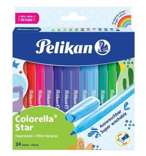 Colorella Star C302-es filctoll készlet, 24 szín