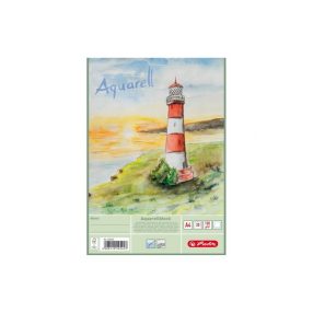   Vázlatfüzet/Rajzblokk, A4 Akvarell - Világítótorony, 150g/m2 (20 ív)- Herlitz